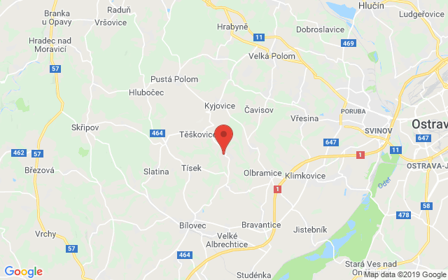 Google map: Bítov 75, 74301